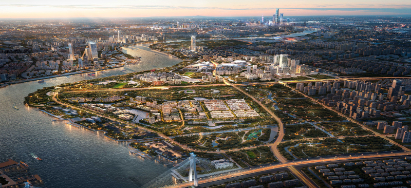 让建筑在自然中拔节生长，上海前滩中央生活区探索海派宜居“新样板”