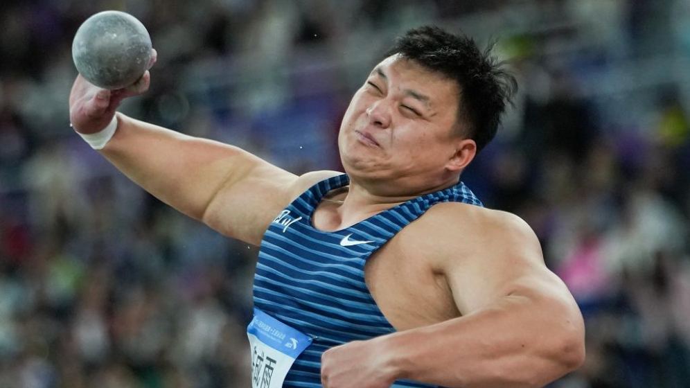 全运会｜田径——男子铅球决赛：陈成雨夺冠