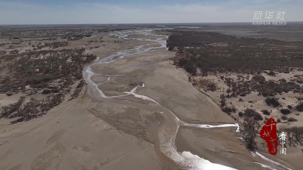 黑河春季调水 东居延海“解渴”